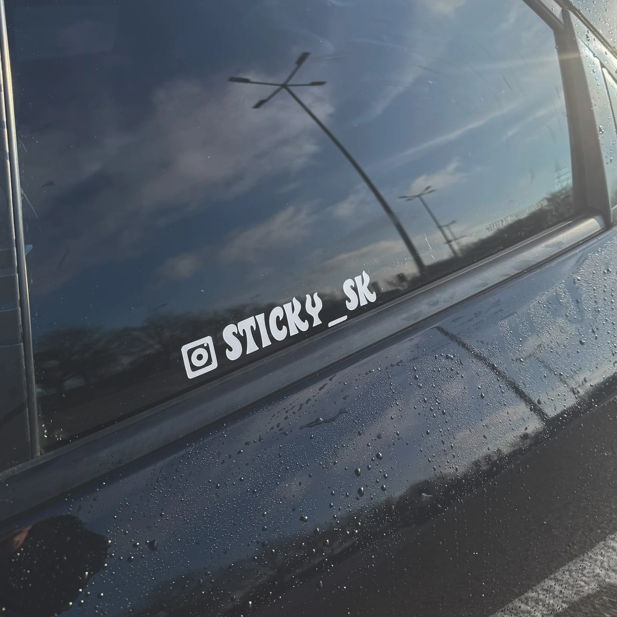 Instagram nálepka na auto 2ks